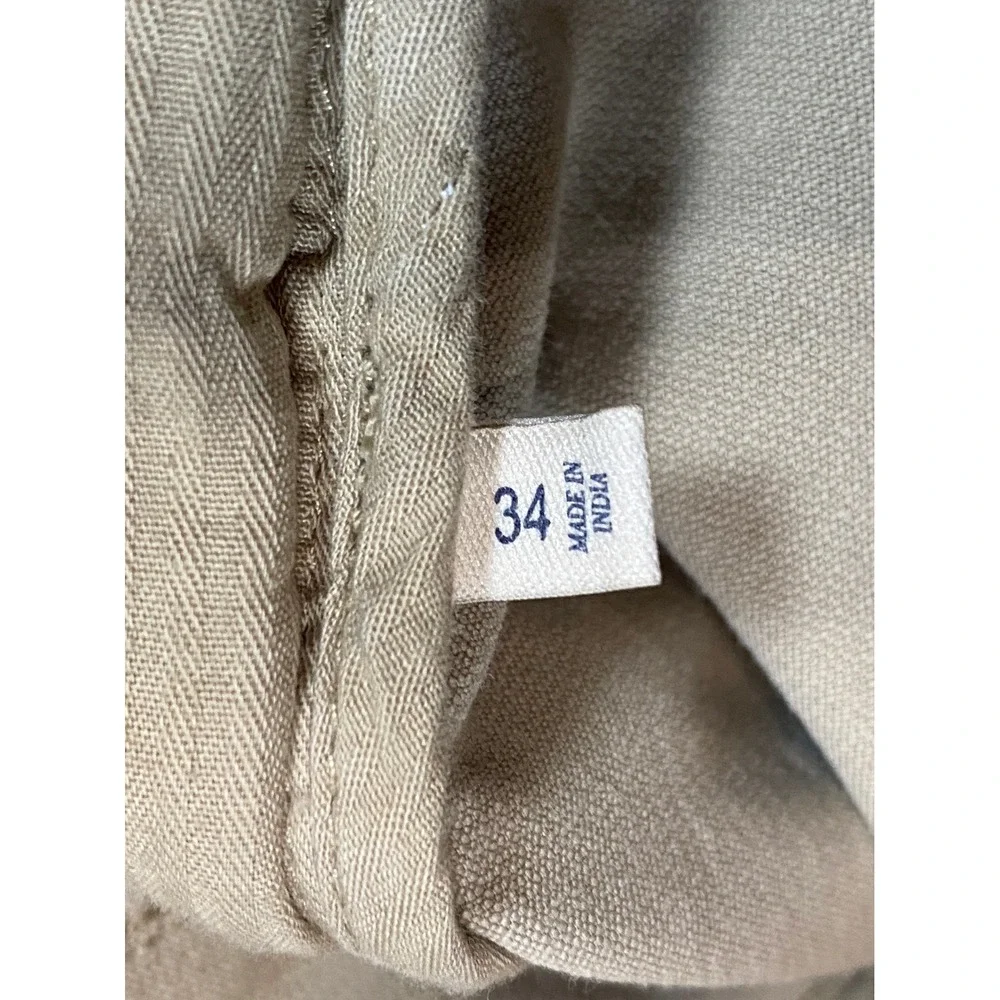Faherty Brand Mens Tan‎ Khaki Corduroy 5-Pocket Straight Leg Pants